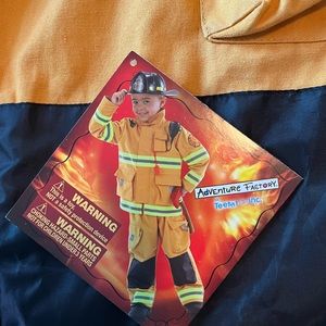 Kids Medium Fire Fighter costume